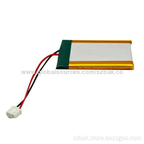 OEM 3.7V 750mAh lipo battery packs, manufacturer for portable device